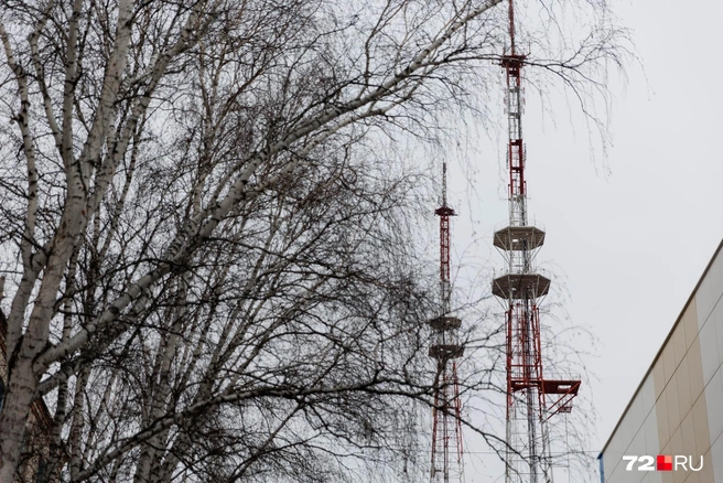 Телевышку высотой 180 метров построили в середине 70-х. Она сразу стала своеобразным ориентиром района, без которого представить КПД уже невозможно | Источник: Ирина Шарова / 72.RU 