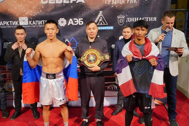 Проводников присутствовал на взвешивании участников «Вызова Севера» | Источник: Василий Егоров / T.me