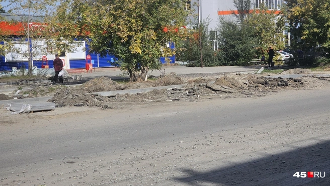 После дождей всё превращается в грязь | Источник: Дарья Никитченко / 45.RU