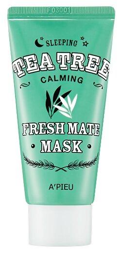A'PIEU Ночная успокаивающая и противовоспалительная маска с маслом чайного дерева Fresh Mate Tea Tree Mask Calming