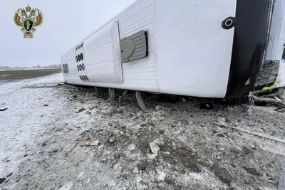 Автобус перевернулся на Ставрополье, начаты проверки