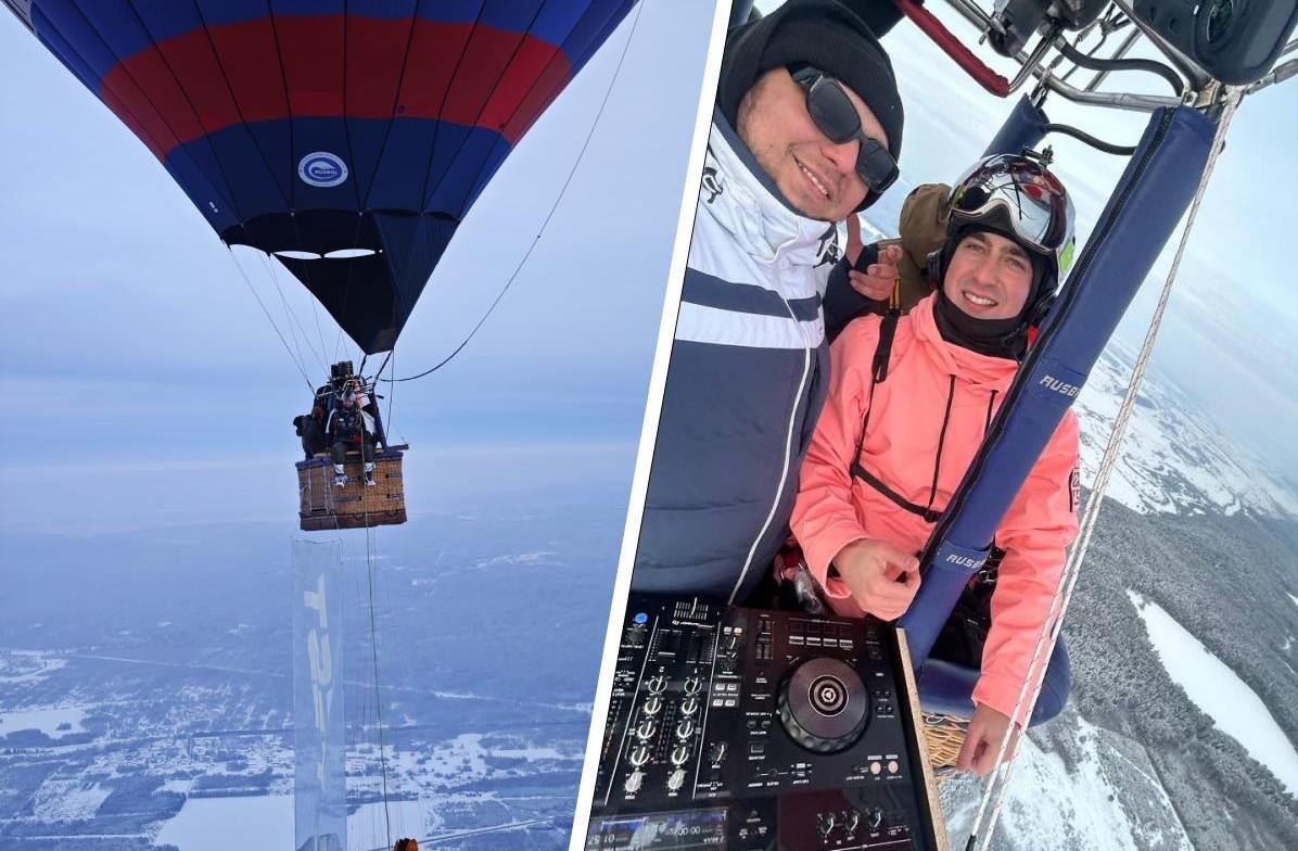 Такого в крае и на Урале никто делал: кунгуряки прыгнули с купола аэростата с высоты трех километров  видео