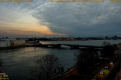 Теплый день без осадков в Петербурге