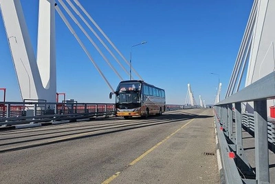 Автобусы снова ходят по мосту между Благовещенском и Хэйхэ