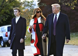 Бэррон Трамп «догнал» своего отца