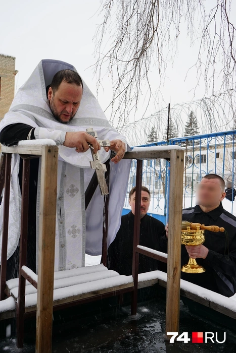 Рядом с колонией ежегодно прорубают иордань | Источник: ГУФСИН по Челябинской области