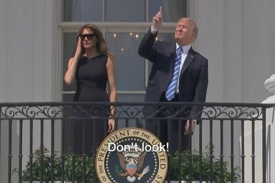 Провал Трампа с затмением всплыл вновь