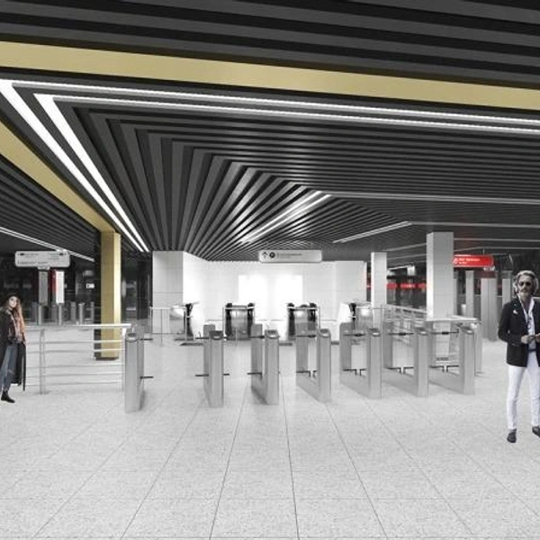 Так будет выглядеть вестилюль «Звенигородской» | Источник: пресс-служба Комплекса градостроительной политики и строительства города Москвы