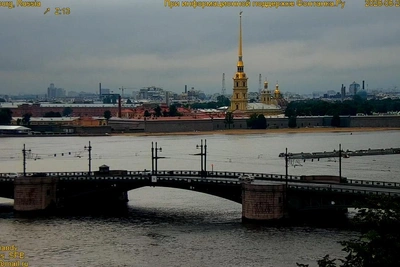 Теплая и пасмурная погода в Петербурге в начале недели