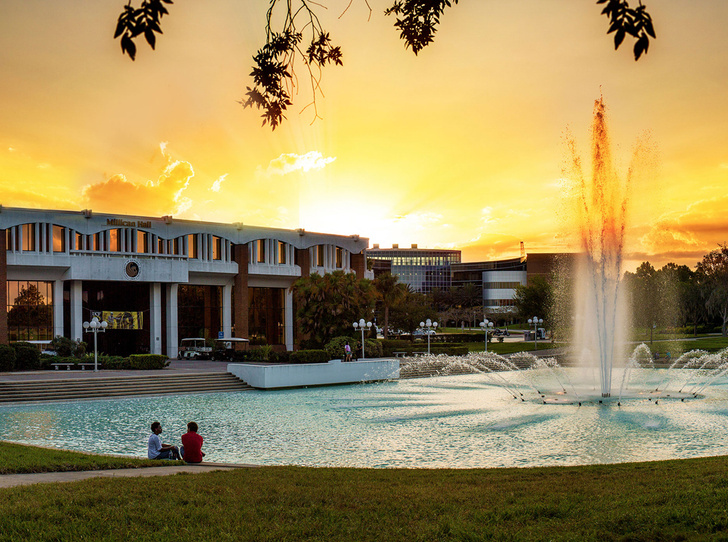 University reference. Университет центральной Флориды. УЦА. Florida Pool fun. UCF.