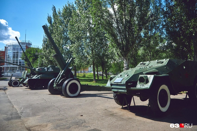 Локация четвертая. Техника около водоема (дети очень любят около нее фотографироваться) | Источник: Роман Данилкин / 63.RU