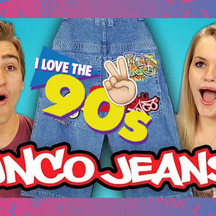 Как подростки реагируют на модные джинсы 90-х годов?