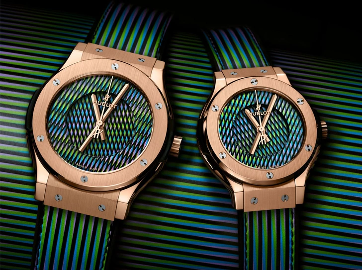 Оптические иллюзии: Hublot представили новаторскую модель Classic Fusion Cruz-Diez