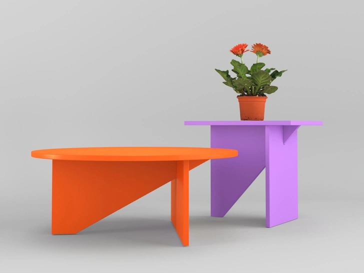 Кофейные столики Point table, Aesthetic Objects. | Источник: Aesthetic Objects