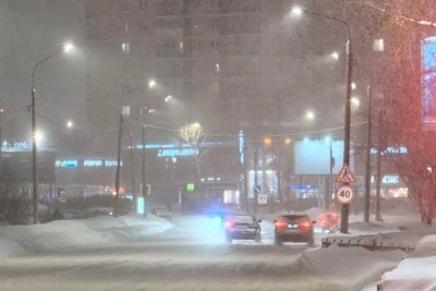 Сильный снегопад в Перми удивил синоптиков