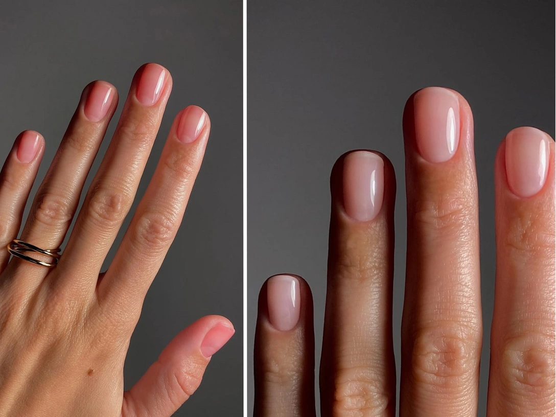 Стеклянные ногти — незаменимый дизайн для тех, кто ценит минимализм | marieclaire.ru