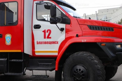 Пожар в ТЦ «Три кита» в Благовещенске ликвидирован