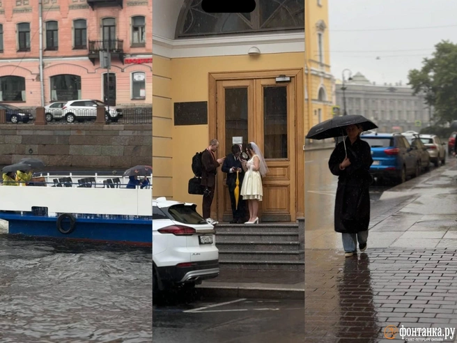 Действие атмосферного фронта в Петербурге — на видео | Источник: Серафима Зубкова / Telegram-канал «Фонтанка SPB Online»