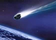 Звезды обсудили упавший метеорит