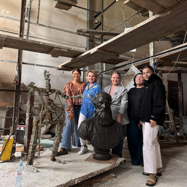 В мастерской скульптуры отливают в бронзе | Источник: герой публикации