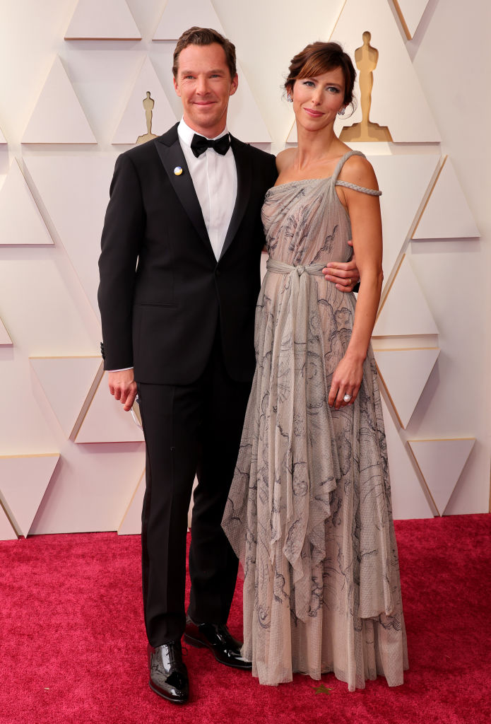 Главный претендент на «Оскар»: Бенедикт Камбербэтч с женой Софи Хантер в ожидании своей статуэтки