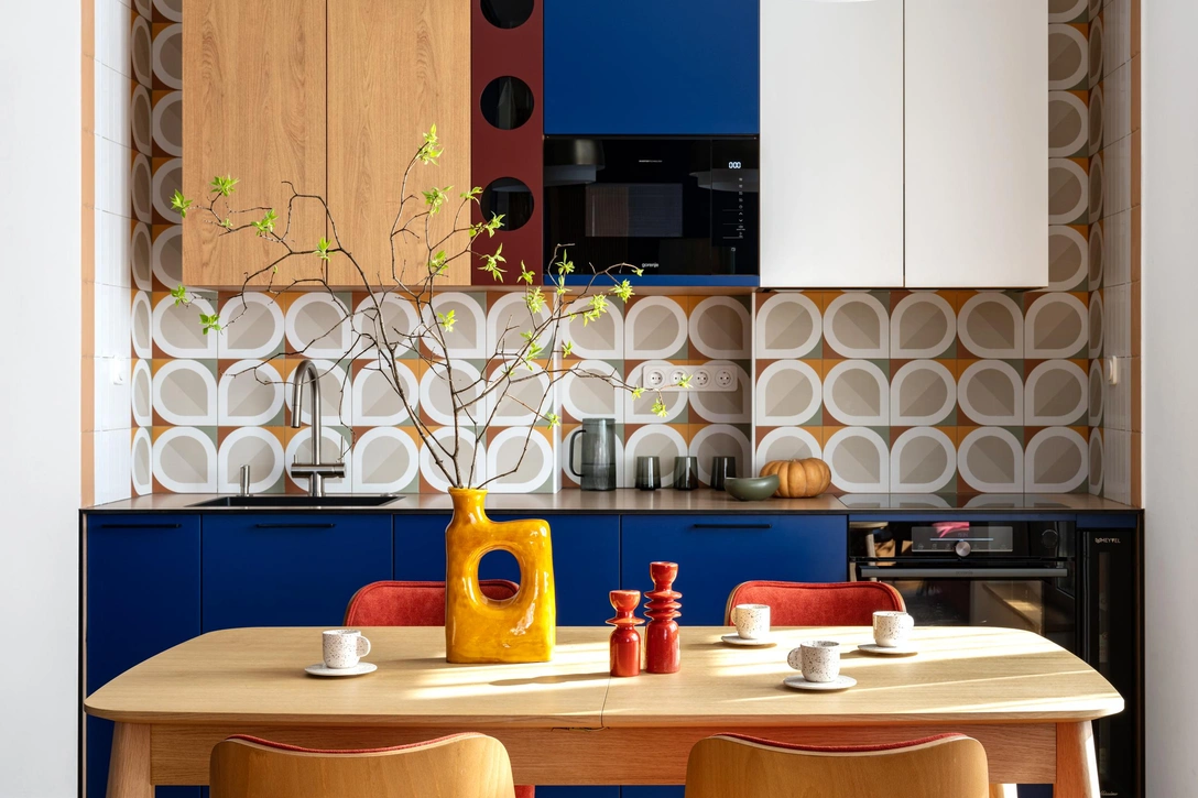 Интерьер недели: смотрим квартиру 91,7 м² для любителей эклектики | Источник: Наталья Градусова