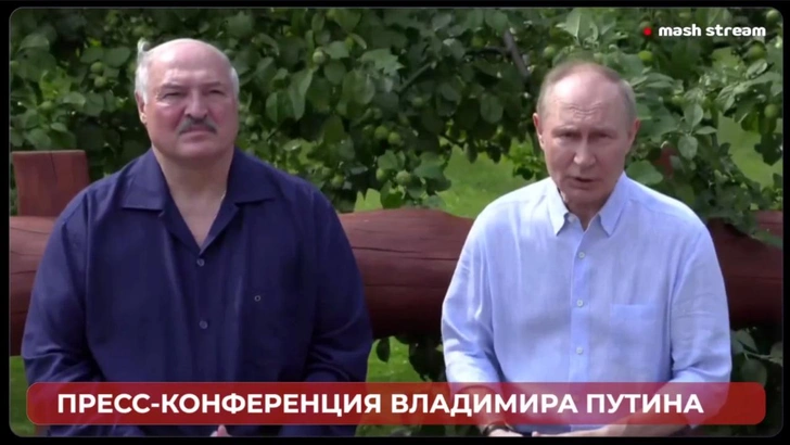 Глава Республики Беларусь Александр Лукашенко и президент России Владимир Путин 