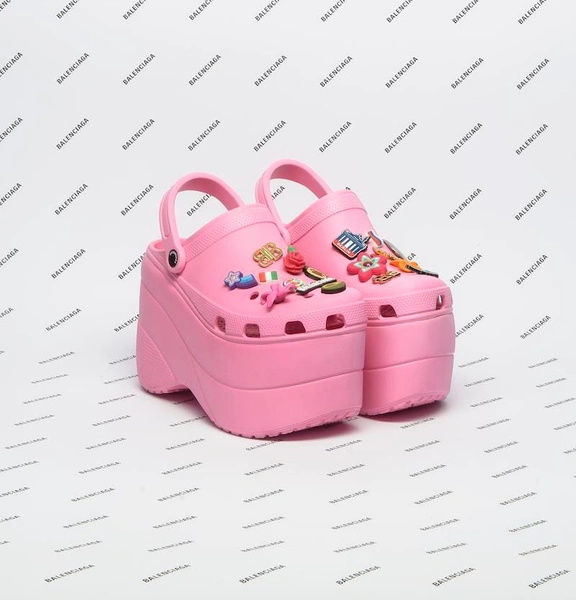 Кроксы на платформе, коллаборация Crocs и Balenciaga