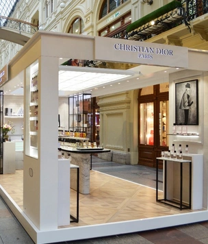 Пространство Maison Christian Dior в московском ГУМе