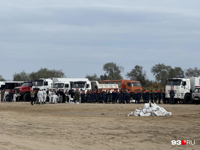 Очередь на обед после трудной работы | Источник: Валерия Дульская / 93.RU
