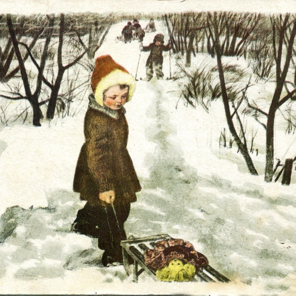 советские открытки, открытки советских лет, добрые советские открытки, советские открытки скачать, стиль советской открытки | Источник: Antonina Skidachenko