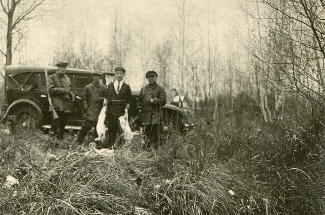 До начала стройки на месте будущего завода охотились на зайцев | Источник: Объединенный государственный архив Челябинской области (ОГАЧО)