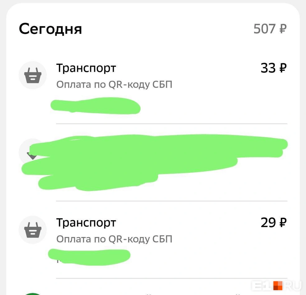 9 июля пассажиры с удивлением заметили, что скидка по СБП больше не предоставляется | Источник: читатель E1.RU