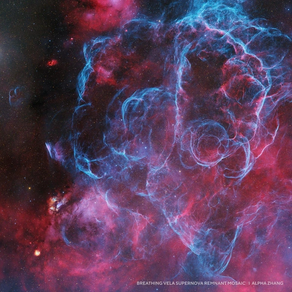 Первое место в номинации Deep Sky Observations. Остаток сверхновой в Парусах | Источник: Alpha Zhang / Capture the Dark 2025