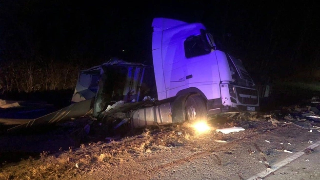 Водитель фуры погиб на месте | Источник: Госавтоинспекция НСО