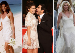 Вырезы, декольте, кружево: 20 самых сексуальных свадебных платьев звезд