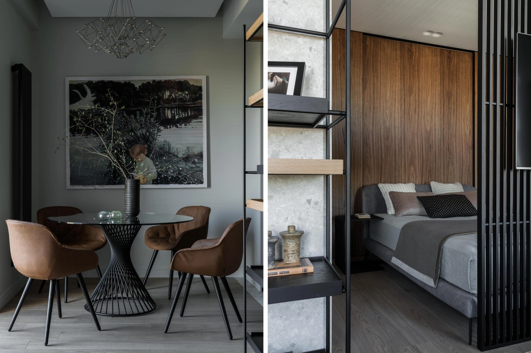 Минимализм и круговая планировка: квартира в Москве для студента МГУ | Источник: Михаил Чекалов. Стиль: Варвара Калицкая