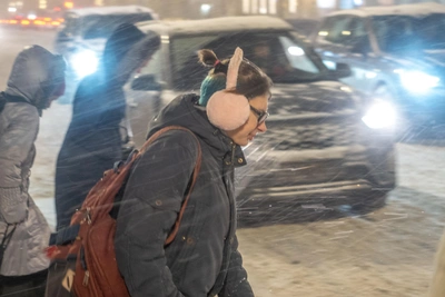 В Томске объявлено штормовое предупреждение из-за снега и ветра