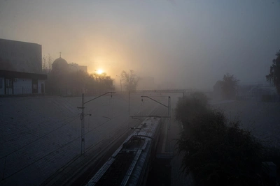 Поезд столкнулся с грузовиком на станции Мошково