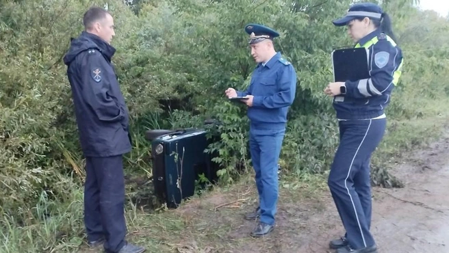 «Нива» с подростками вылетела в кювет | Источник: Прокуратура Башкирии