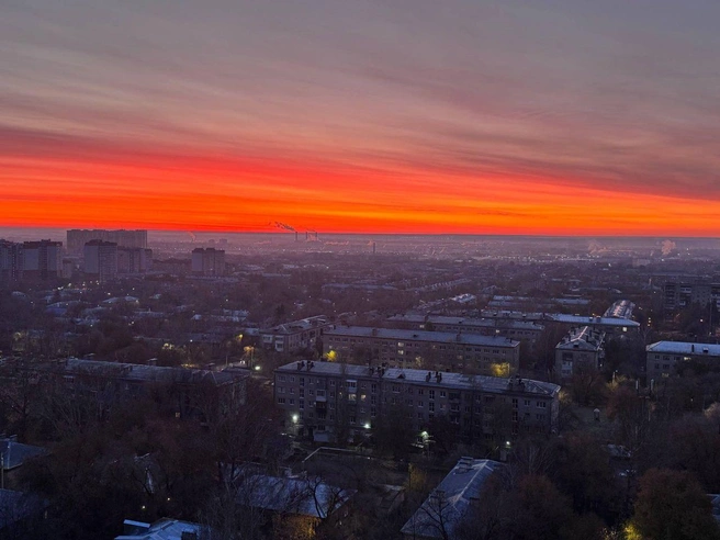 Фото сделано в районе Ставропольской и Матросова | Источник: Марат Тулибаев