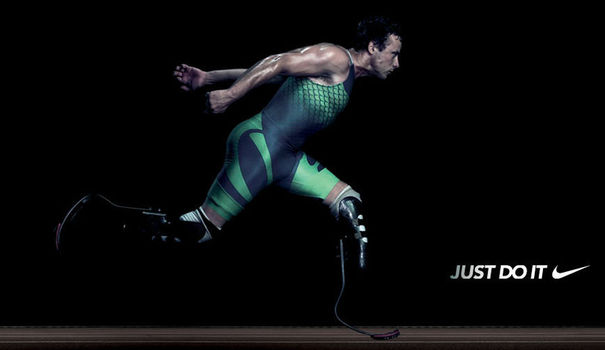 Оскар Писториус (Oscar Pistorius) в рекламе Nike