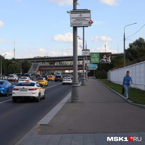 Дмитровское шоссе исследование «Гриниума» отнесло к местам с высоким риском затопляемости | Источник: Артем Устюжанин / MSK1.RU