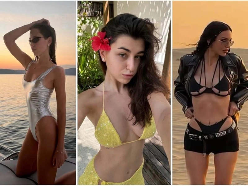 Бикини вместо пуховиков: Седокова, Самойлова, Киба и другие звезды топят песок горячими образами