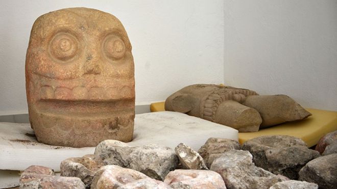 В Мексике обнаружили храм бога «с содранной кожей»