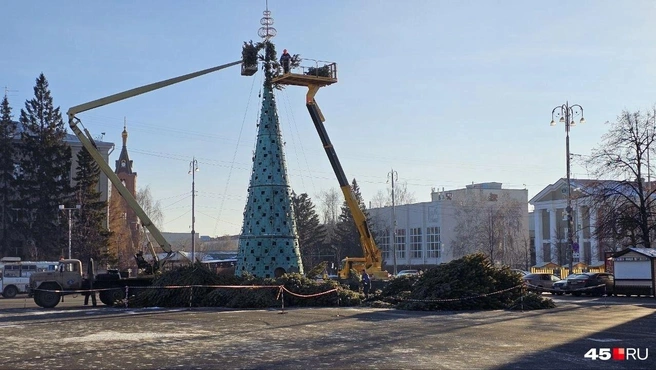 В Кургане скоро будем готовиться к Новому году | Источник: Дарья Никитченко / 45.RU / Архив