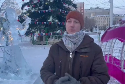 Ледяные скульптуры в Чите пострадали от вандалов