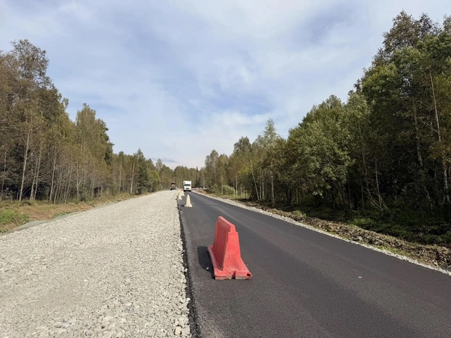 Капремонт дороги Красноуфимск — Касли выходит на финиш | Источник: mindortrans.gov74.ru