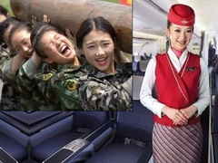 Рукопашный бой и бег с препятствиями: как в Китае готовят стюардесс к полетам