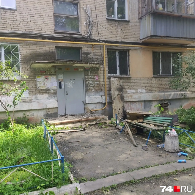 Повезло, что рядом никого не было  | Источник: читатель 74.RU